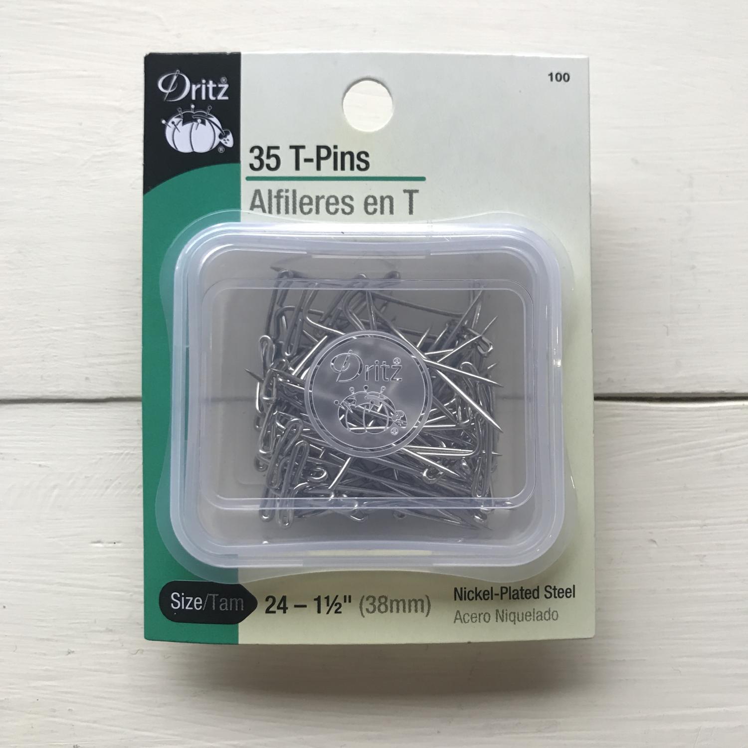 Steel T-Pins - 35 pins
