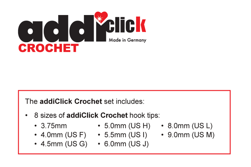 Addi Click Crochet Set